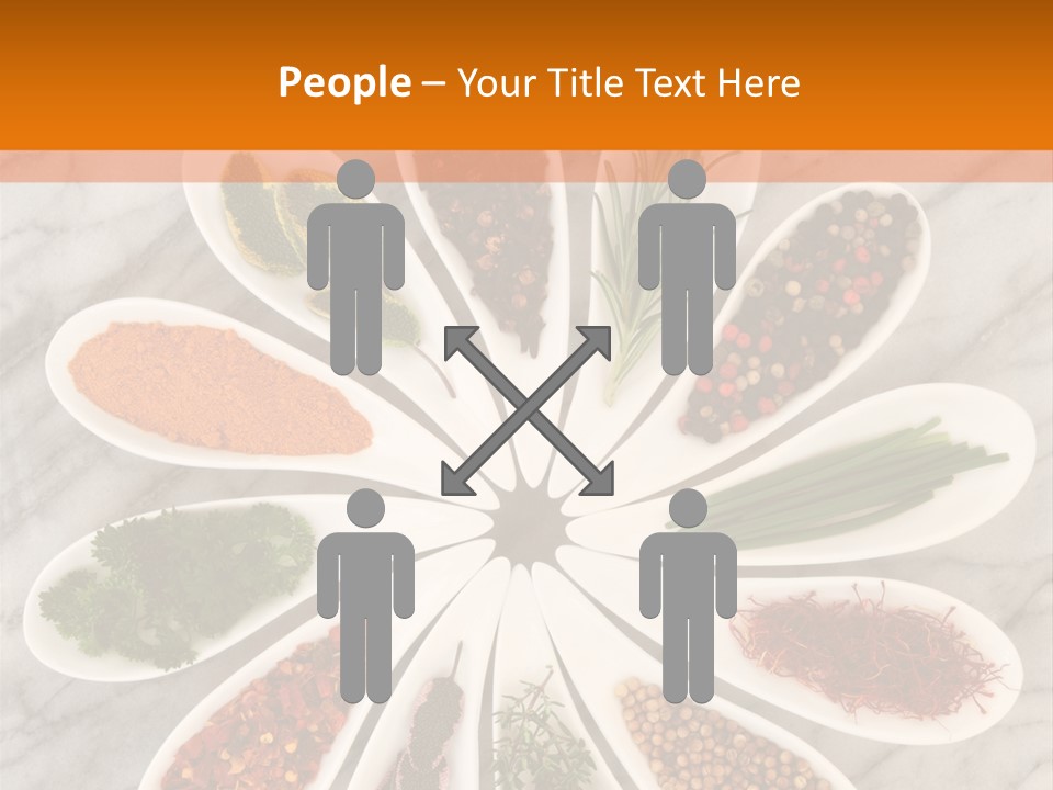 Marble Turmeric Large PowerPoint Template