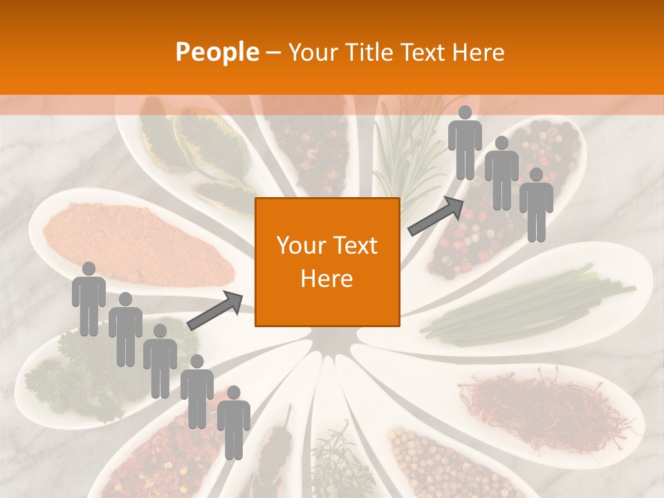 Marble Turmeric Large PowerPoint Template