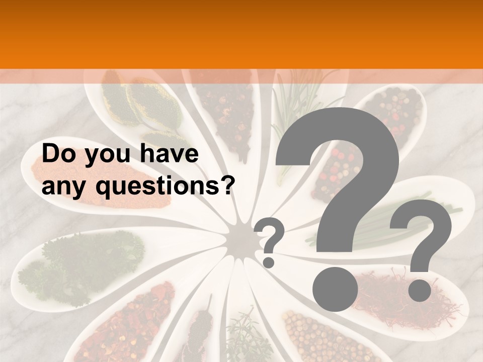 Marble Turmeric Large PowerPoint Template