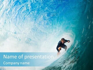 Athletic Extreme Energy PowerPoint Template