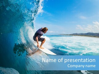 Surfer Motion Crash PowerPoint Template