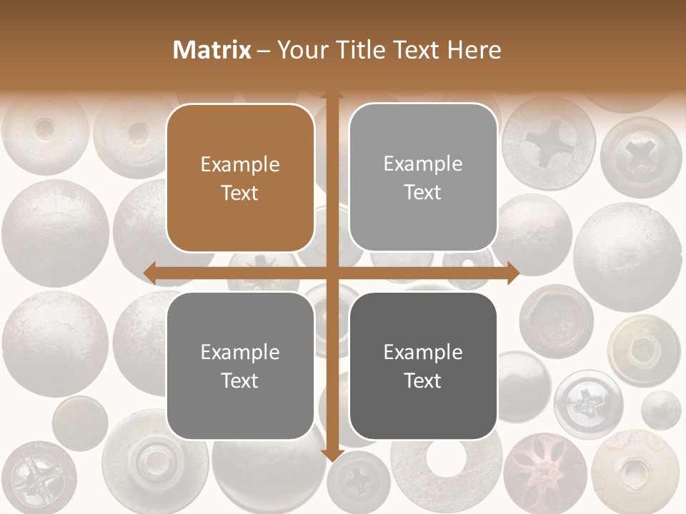 Part Shiny Nut PowerPoint Template