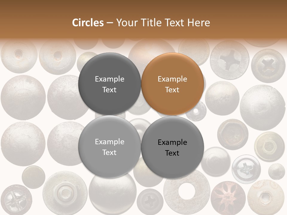 Part Shiny Nut PowerPoint Template