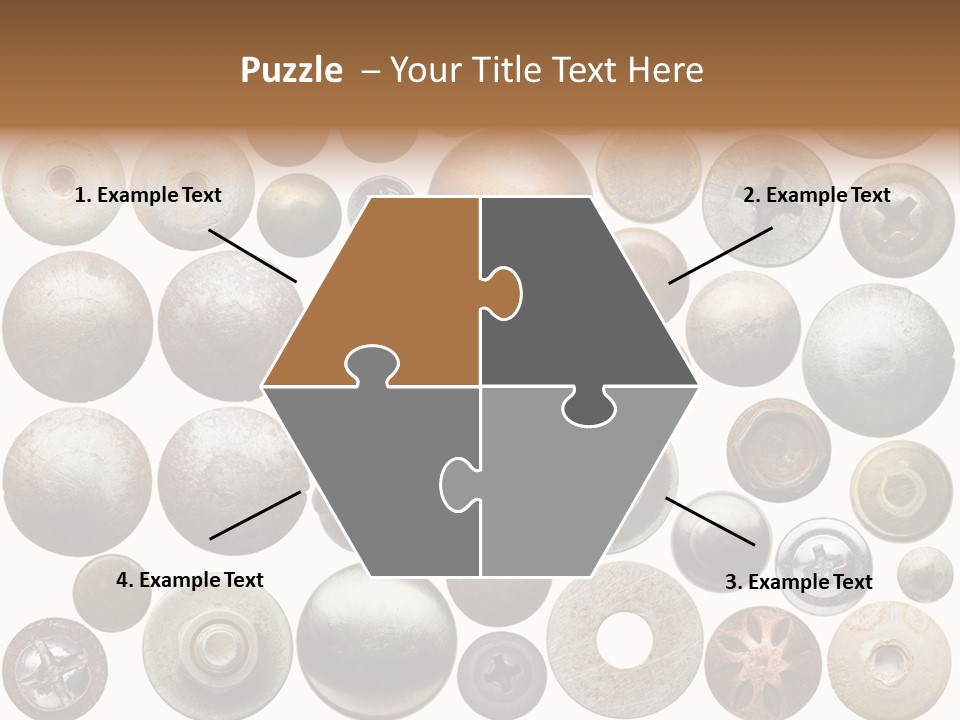 Part Shiny Nut PowerPoint Template