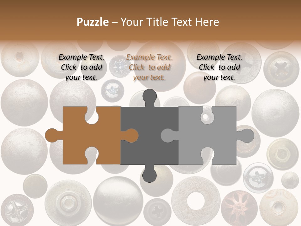 Part Shiny Nut PowerPoint Template