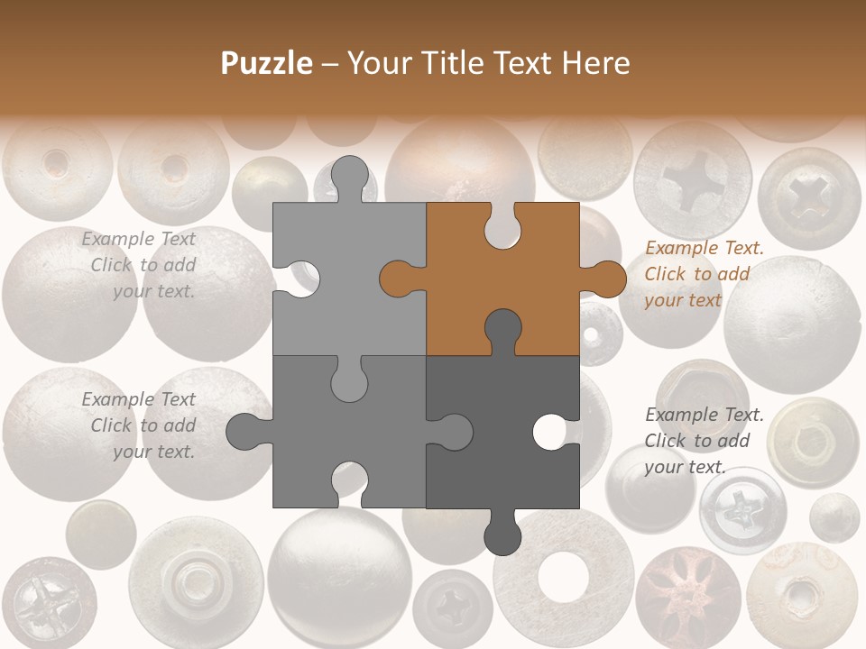 Part Shiny Nut PowerPoint Template