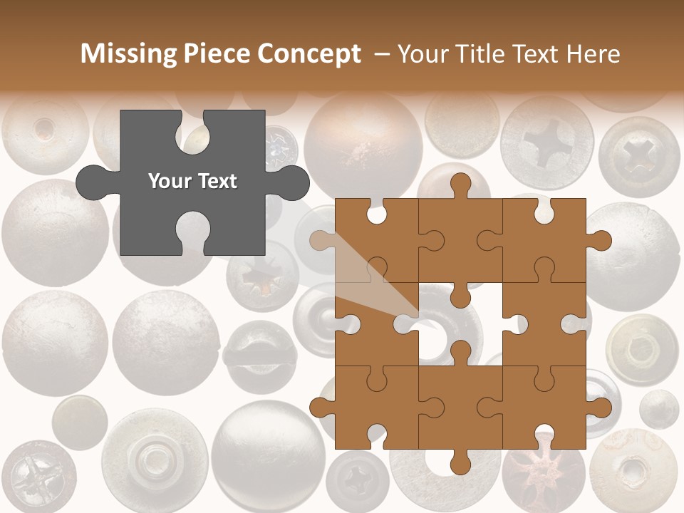 Part Shiny Nut PowerPoint Template