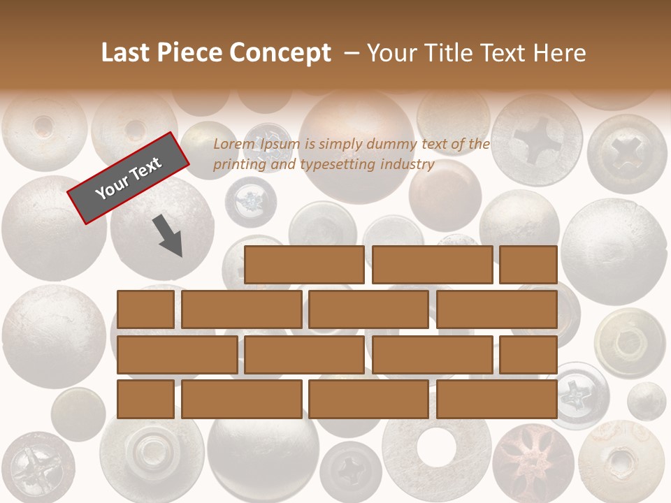 Part Shiny Nut PowerPoint Template