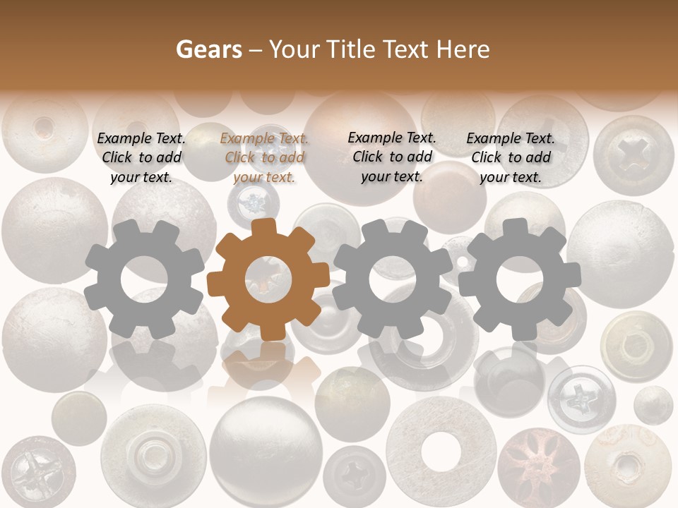 Part Shiny Nut PowerPoint Template