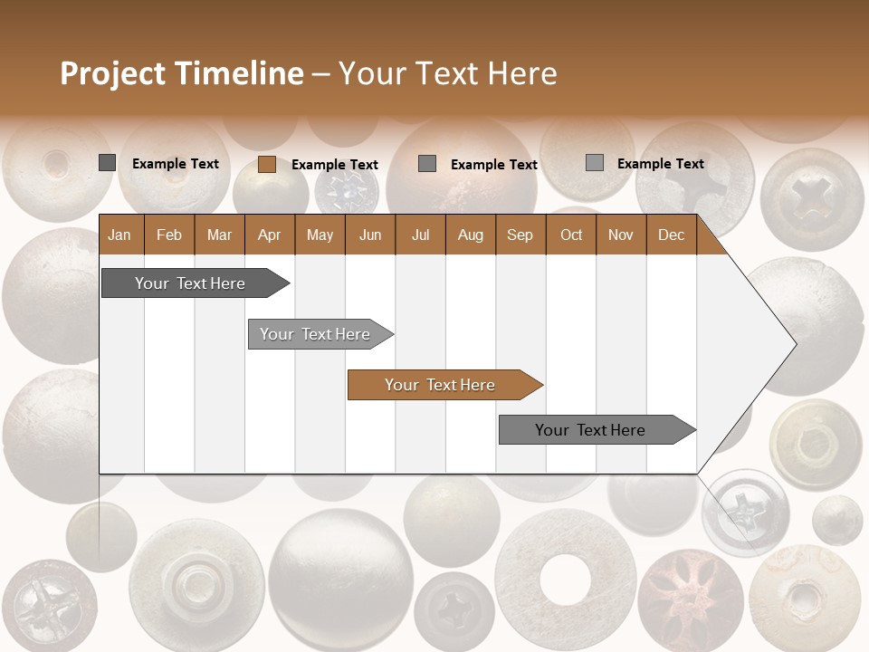 Part Shiny Nut PowerPoint Template