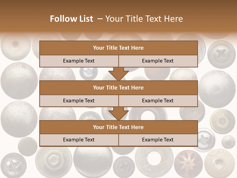 Part Shiny Nut PowerPoint Template