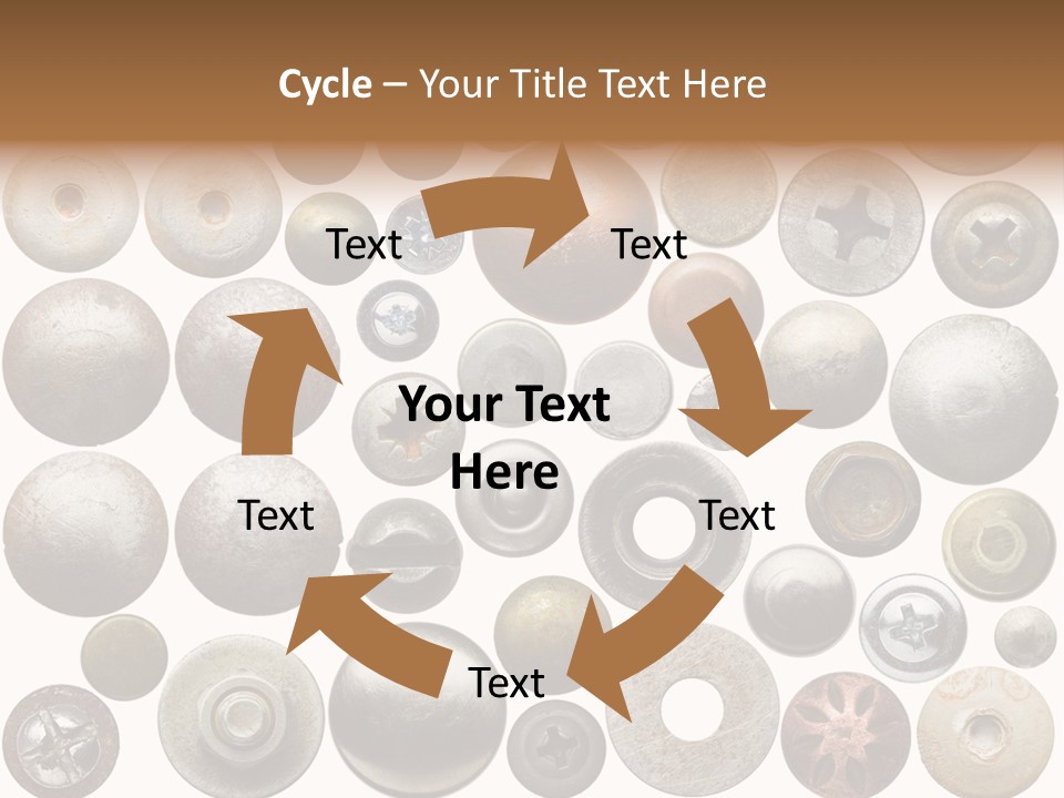 Part Shiny Nut PowerPoint Template