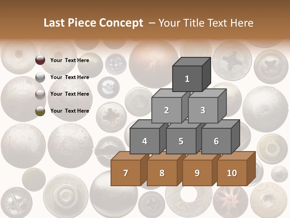 Part Shiny Nut PowerPoint Template