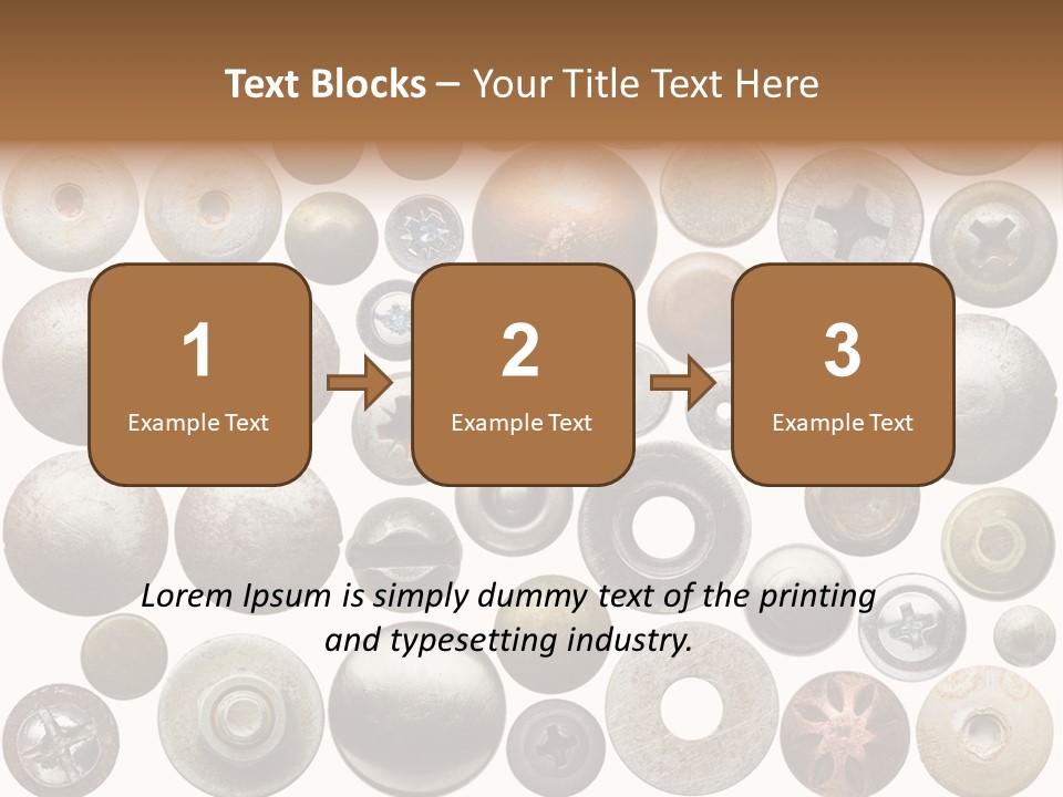 Part Shiny Nut PowerPoint Template