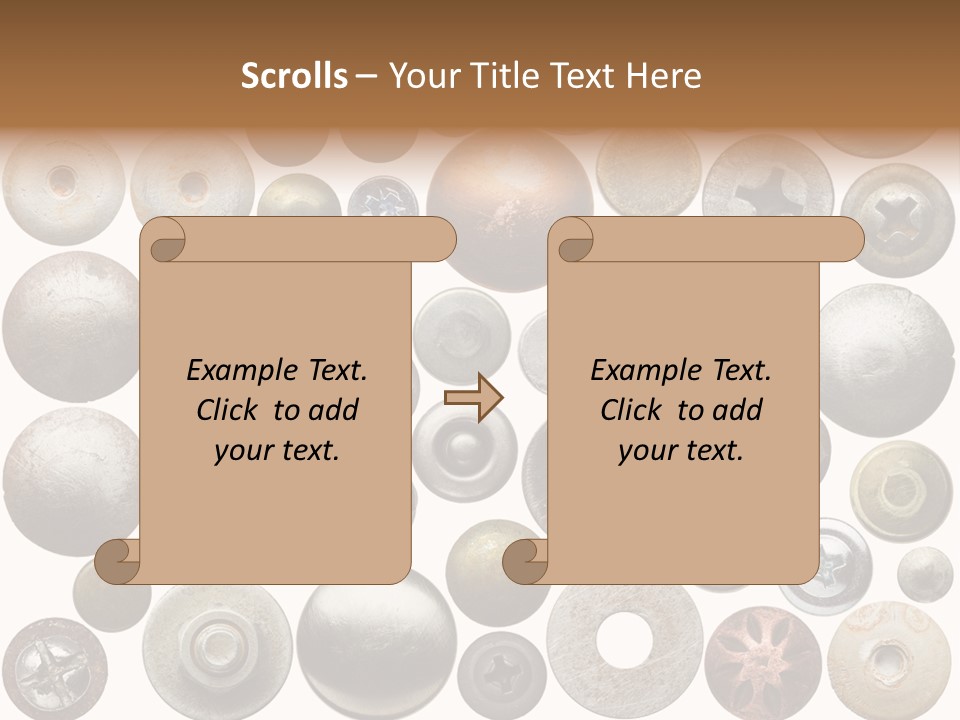 Part Shiny Nut PowerPoint Template