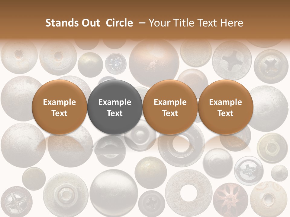 Part Shiny Nut PowerPoint Template