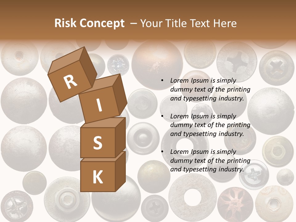 Part Shiny Nut PowerPoint Template