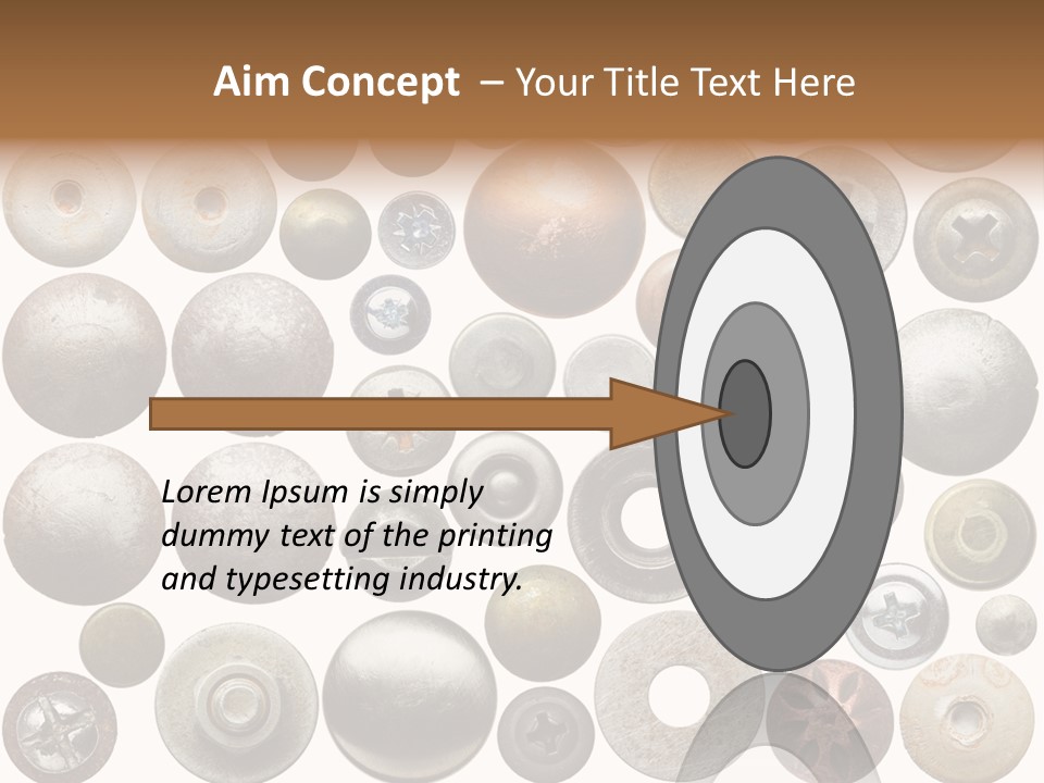 Part Shiny Nut PowerPoint Template