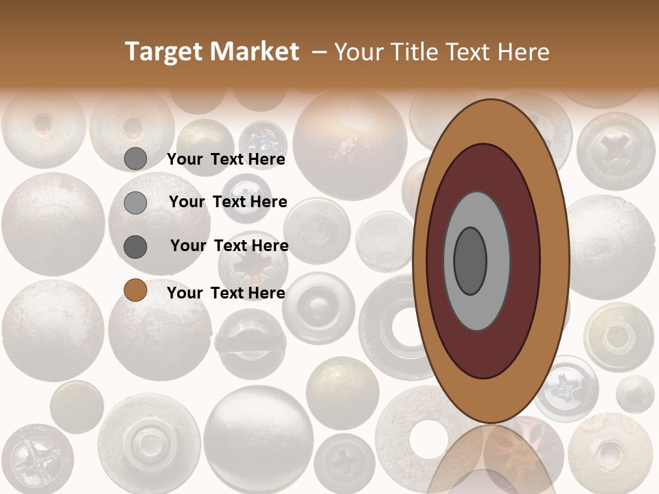 Part Shiny Nut PowerPoint Template