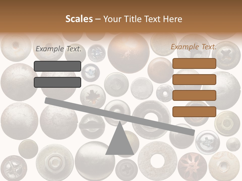 Part Shiny Nut PowerPoint Template