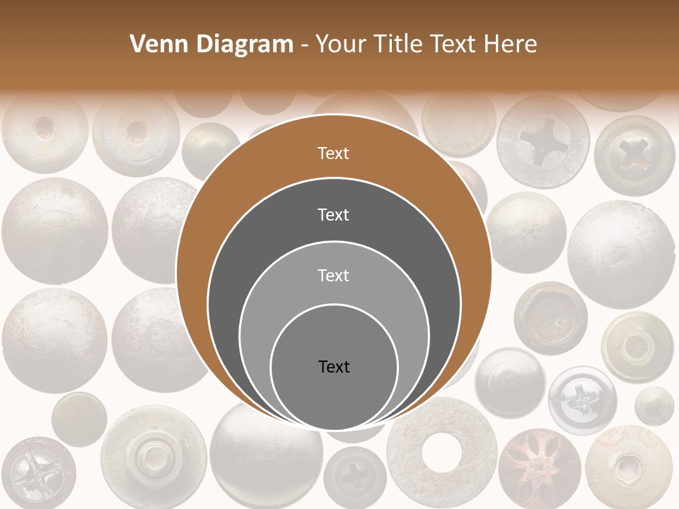 Part Shiny Nut PowerPoint Template