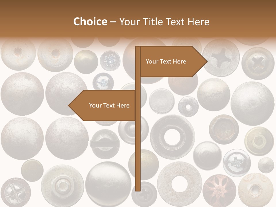 Part Shiny Nut PowerPoint Template