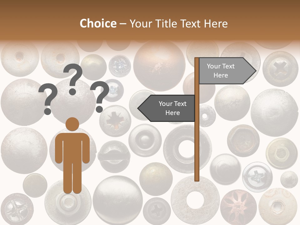 Part Shiny Nut PowerPoint Template