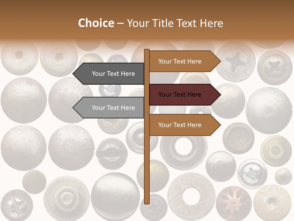 Part Shiny Nut PowerPoint Template