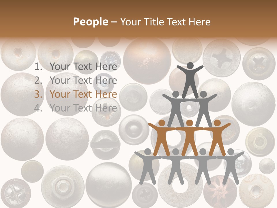 Part Shiny Nut PowerPoint Template