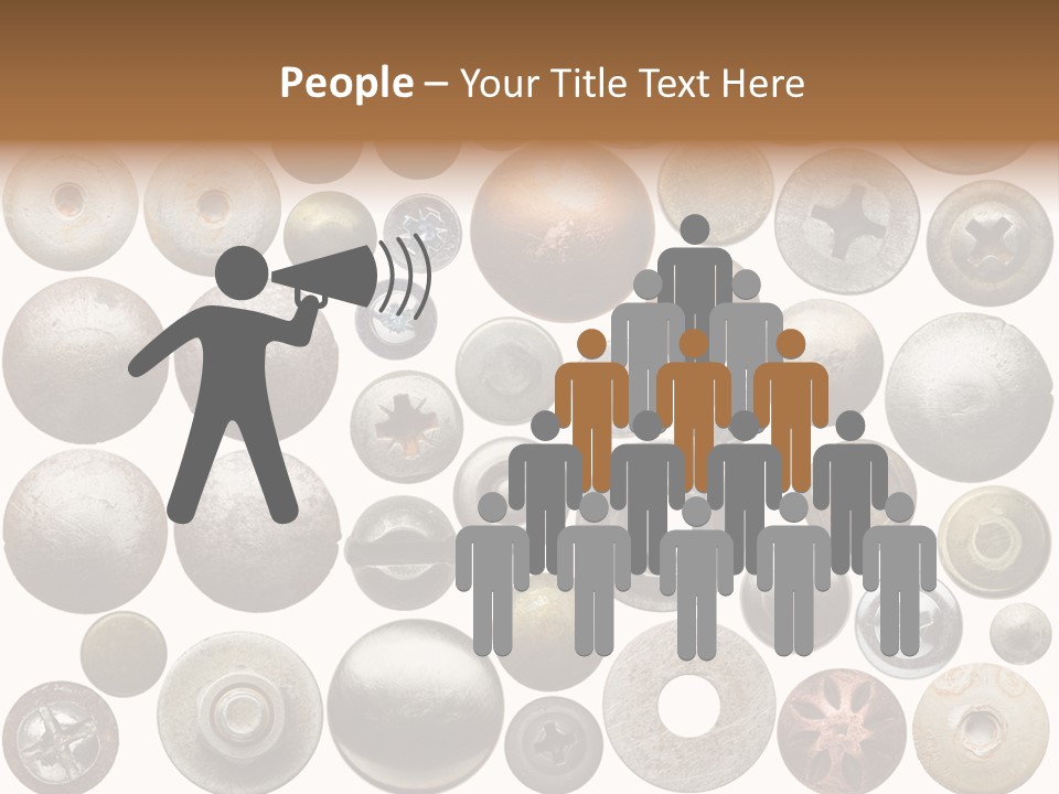 Part Shiny Nut PowerPoint Template