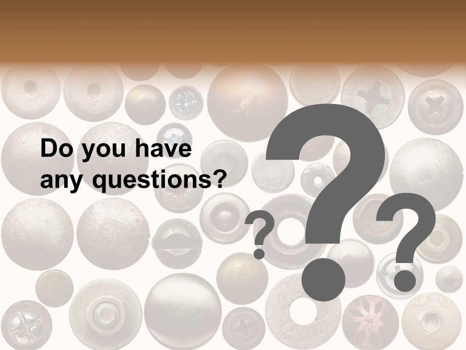 Part Shiny Nut PowerPoint Template