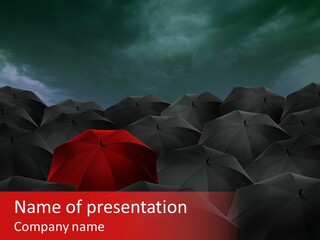 Alone Business Unique PowerPoint Template