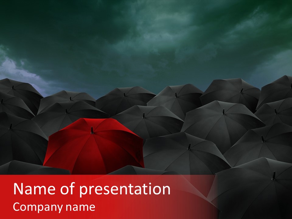 Alone Business Unique PowerPoint Template