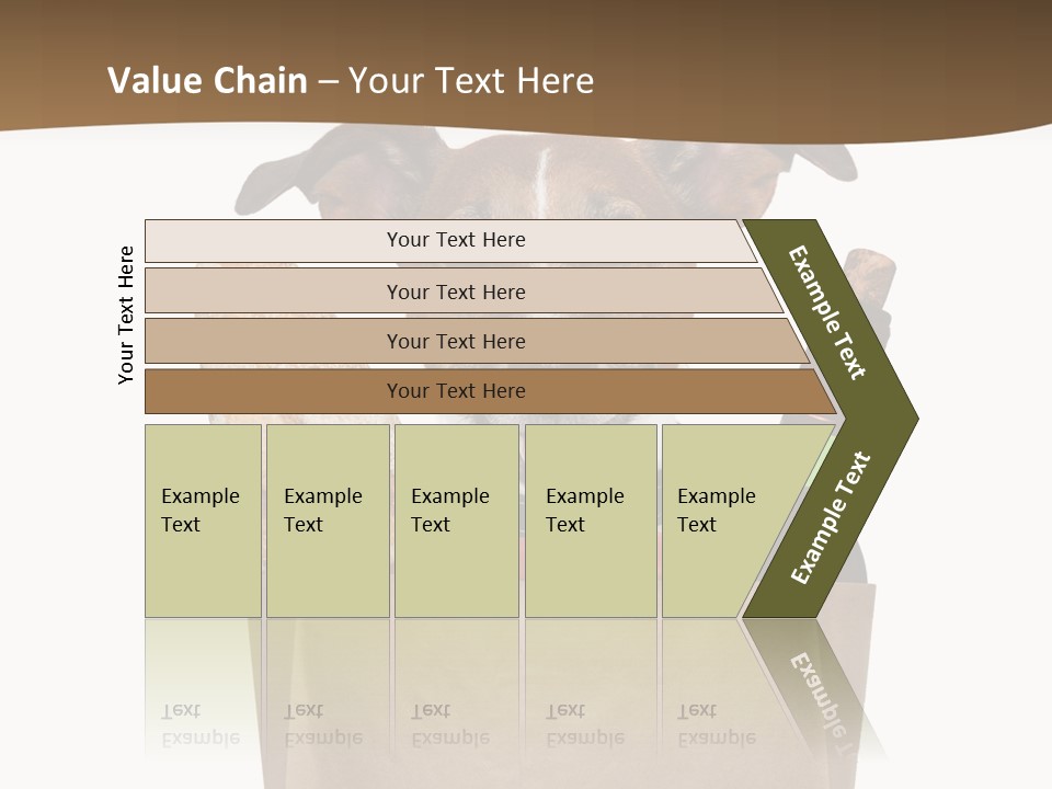 Fresh Background Shopping Bag PowerPoint Template