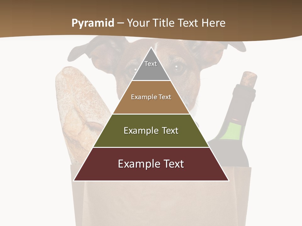 Fresh Background Shopping Bag PowerPoint Template