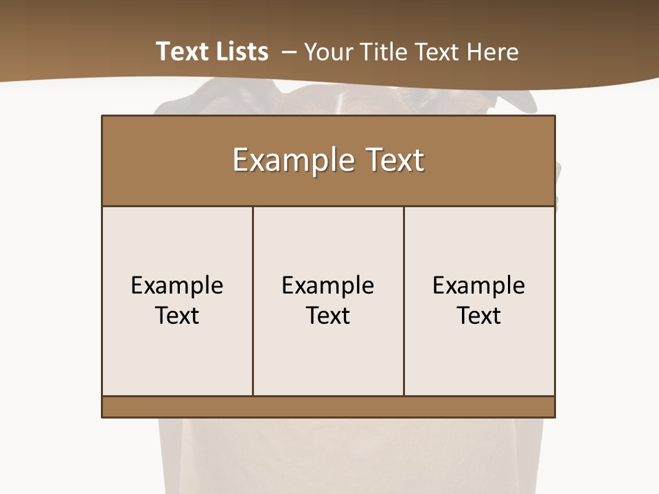 Fresh Background Shopping Bag PowerPoint Template