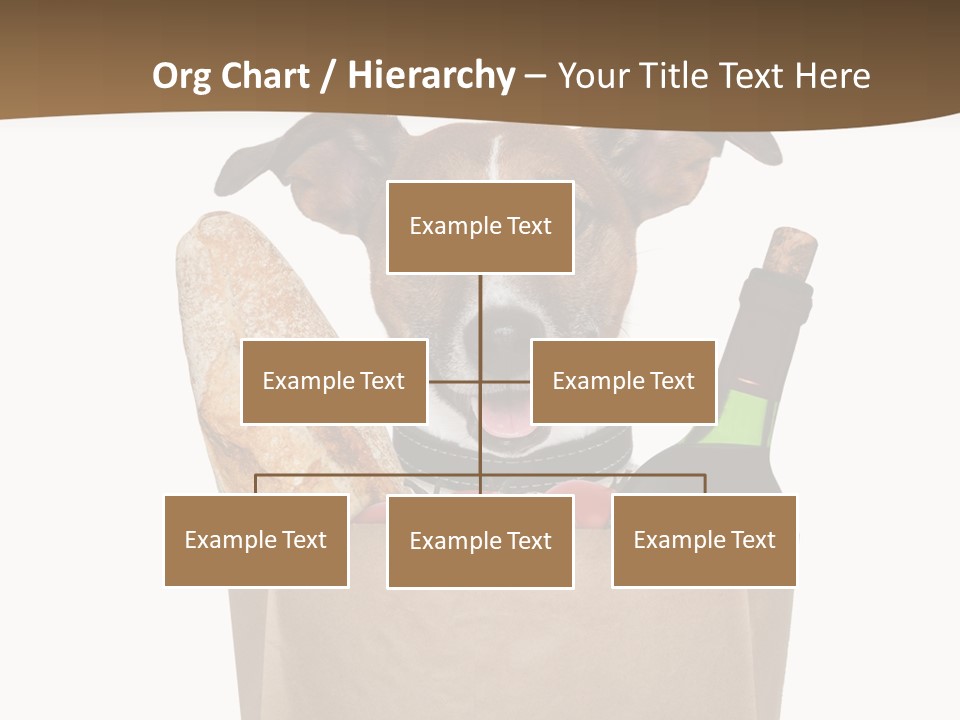 Fresh Background Shopping Bag PowerPoint Template