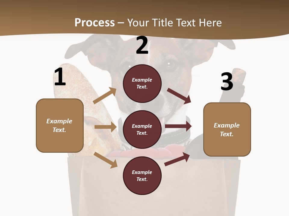 Fresh Background Shopping Bag PowerPoint Template