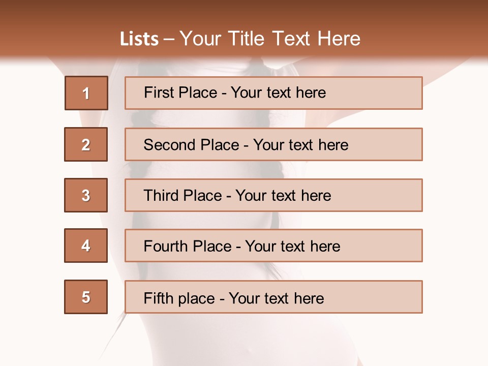 Beauty Clipping Path Relaxation PowerPoint Template
