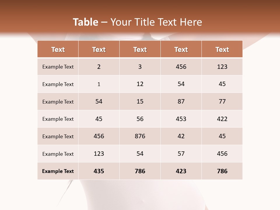 Beauty Clipping Path Relaxation PowerPoint Template