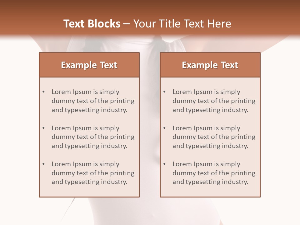 Beauty Clipping Path Relaxation PowerPoint Template
