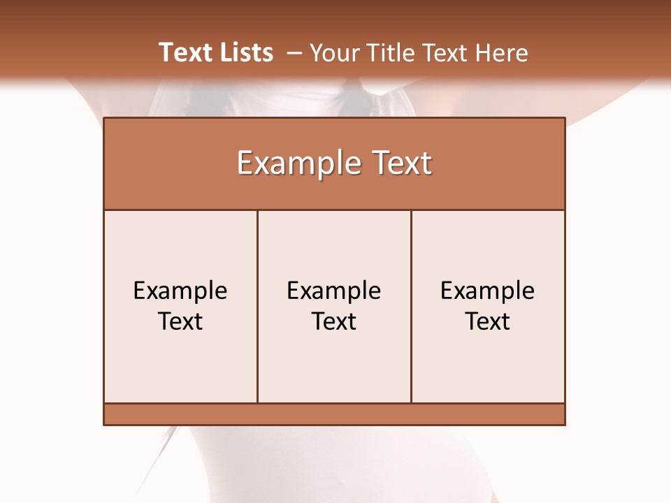 Beauty Clipping Path Relaxation PowerPoint Template