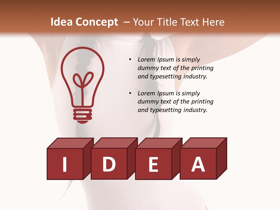 Beauty Clipping Path Relaxation PowerPoint Template