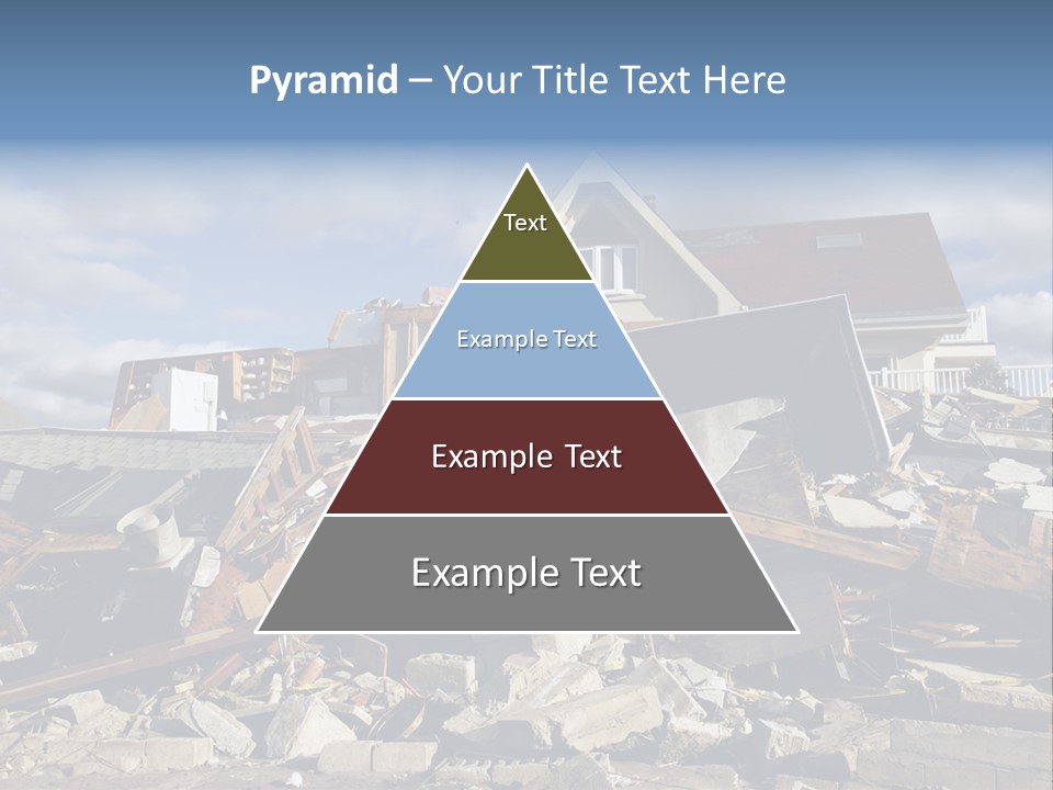 Concrete Rising Demolish PowerPoint Template