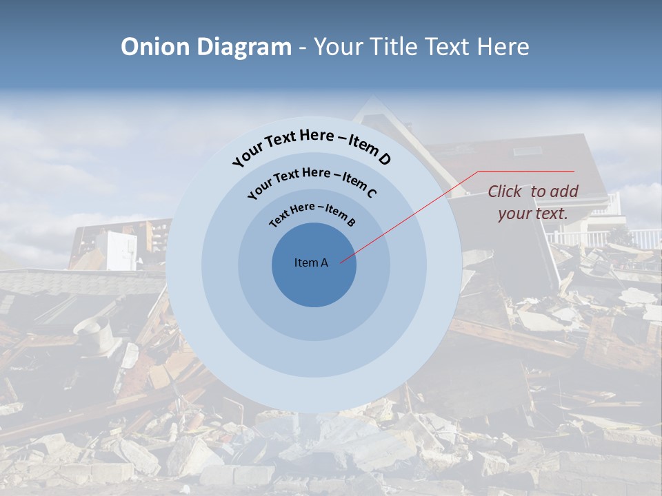 Concrete Rising Demolish PowerPoint Template