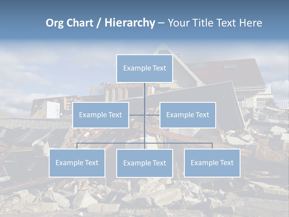 Concrete Rising Demolish PowerPoint Template