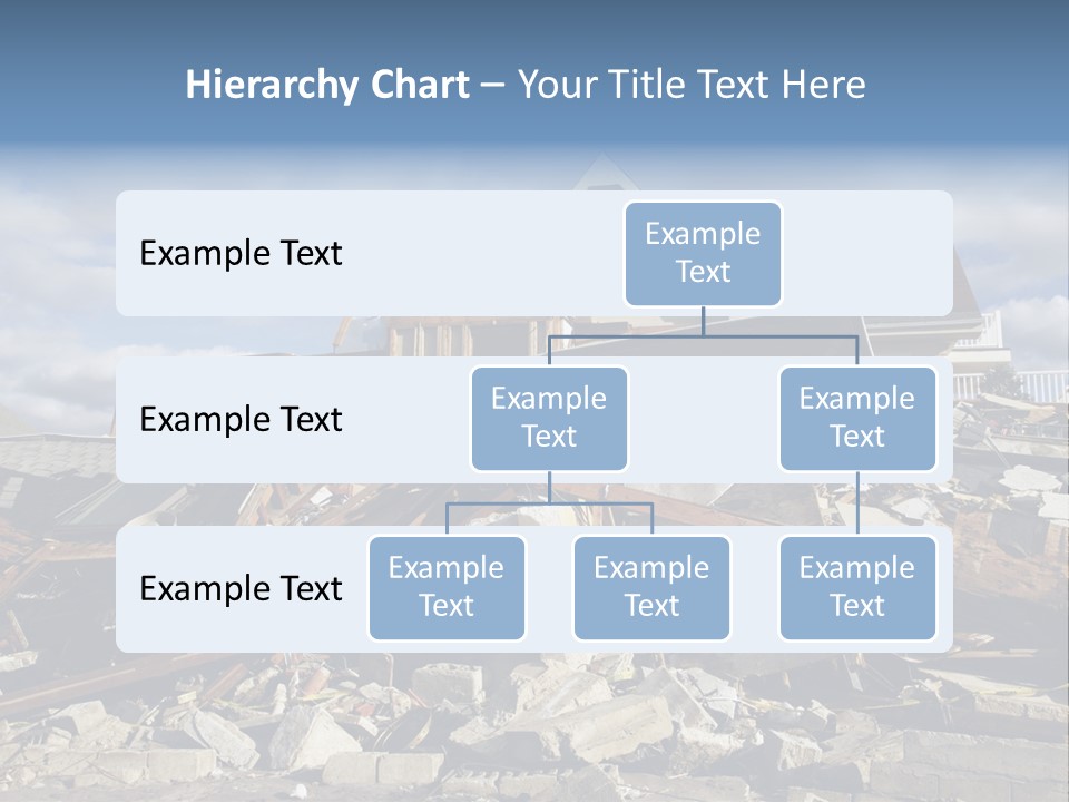 Concrete Rising Demolish PowerPoint Template