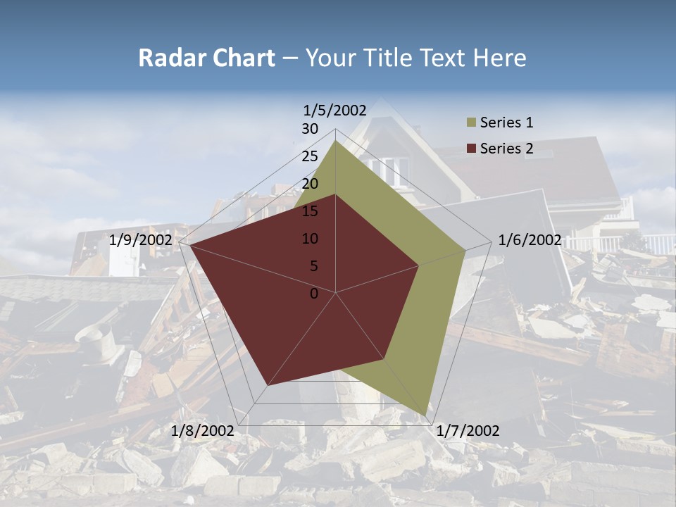 Concrete Rising Demolish PowerPoint Template