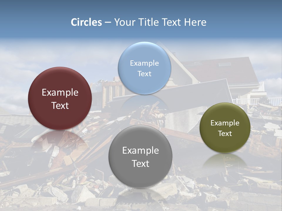 Concrete Rising Demolish PowerPoint Template