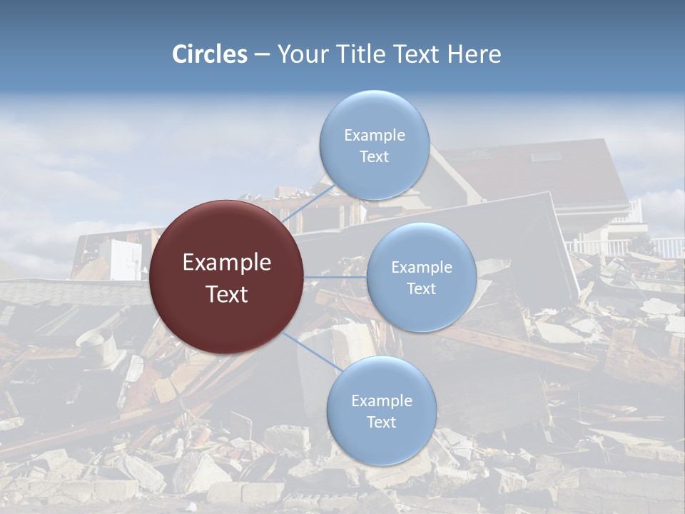 Concrete Rising Demolish PowerPoint Template
